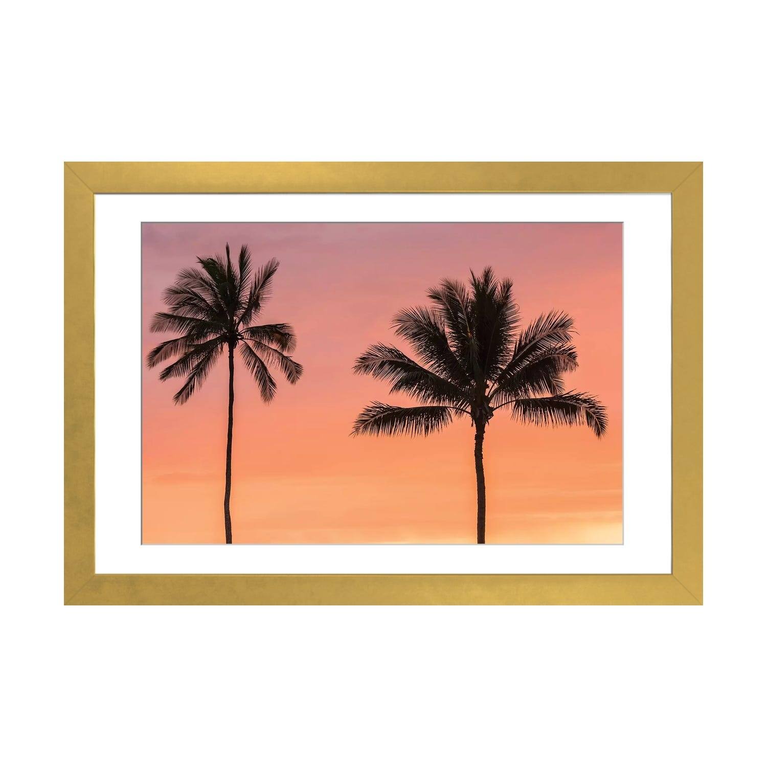 iCanvas "USA, Hawaii, Kauai, Lawai. Palm trees at sunset." by Jaynes Gallery Bed Bath & Beyond